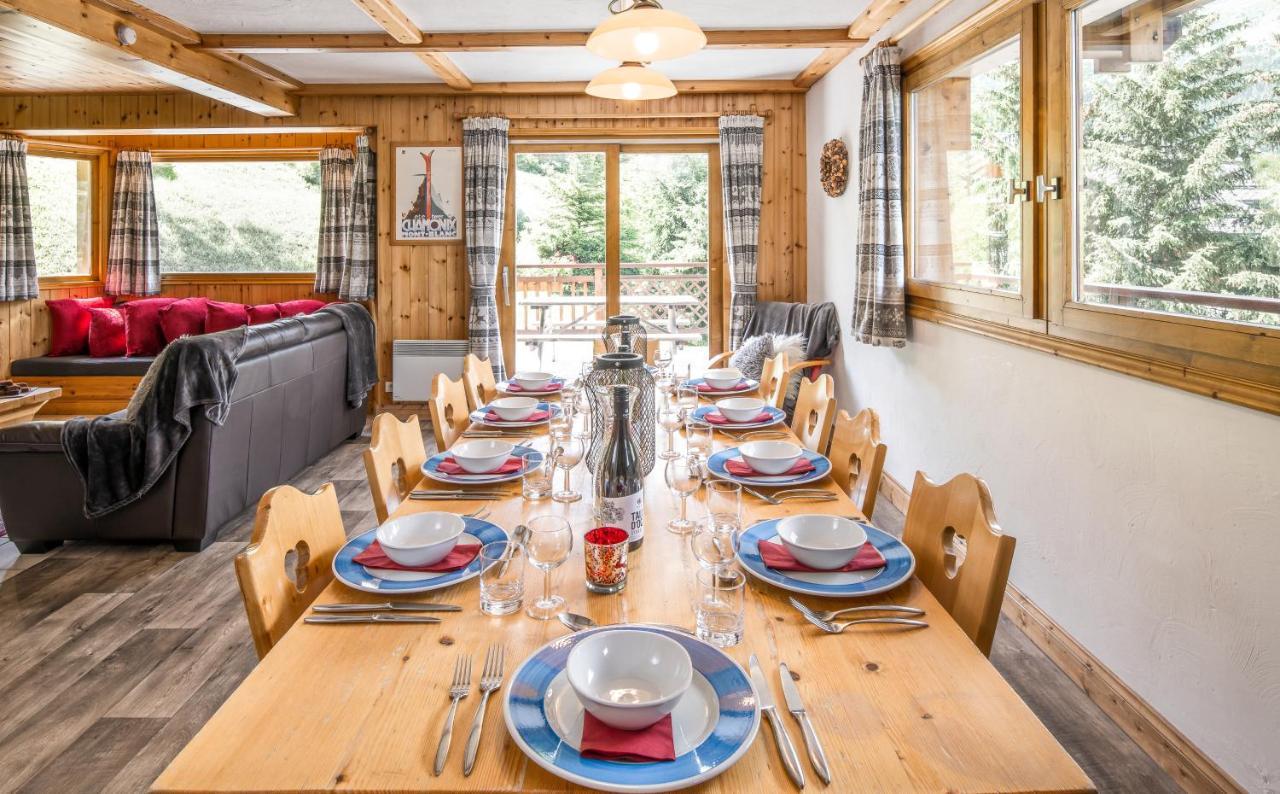 Chalet Himalaya , 10 Person Chalet With 5 Ensuite Bedrooms And Outdoor Jacuzzi In Meribel Centre Екстер'єр фото